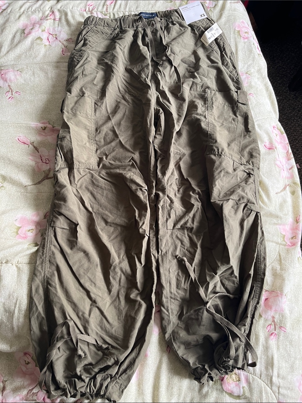 Green Parachute Cargo Pants